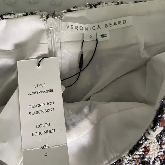 NWT Veronica Beard Stark Skirt - Picture 2 of 5